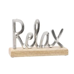 Sale NANU-NANA Deko-Buchstaben Relax, Silbermatt, 26 Cm