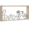 Hot NANU-NANA Deko-Objekt Fahrrad, Love, 32.5 Cm