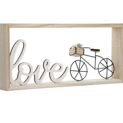 Hot NANU-NANA Deko-Objekt Fahrrad, Love, 32.5 Cm