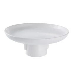 Discount NANU-NANA Deko-Schale Auf Fuß, Weiß, 20 Cm