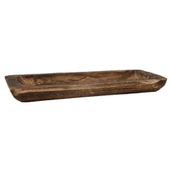New NANU-NANA Dekoschale Eck, Braun, 43 X 19 Cm