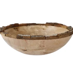 Hot NANU-NANA Dekoschale Rinde, Natur, 25.5 Cm