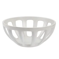 Fashion NANU-NANA Deko-Schale Streben, Weiß-matt, 27 Cm