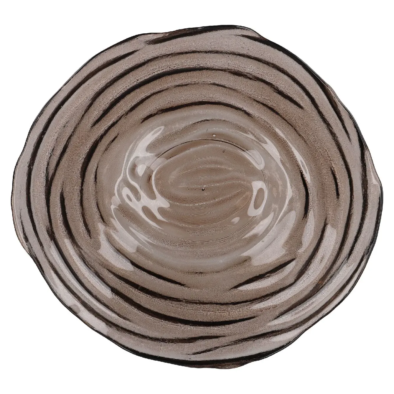 Best NANU-NANA Deko-Schale Tornado, Taupe, 32 Cm