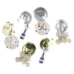 Best NANU-NANA Deko-Spiralen Geburtstag, 50, 6 Stück