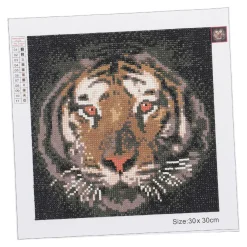 Best NANU-NANA Diamond Painting, Tiger, 30 X 30 Cm