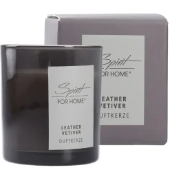 Hot NANU-NANA Duftkerze Home, Leather/Vetiver, 140 G