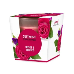 Best NANU-NANA Duftkerze Im Glas, Rose & Berries
