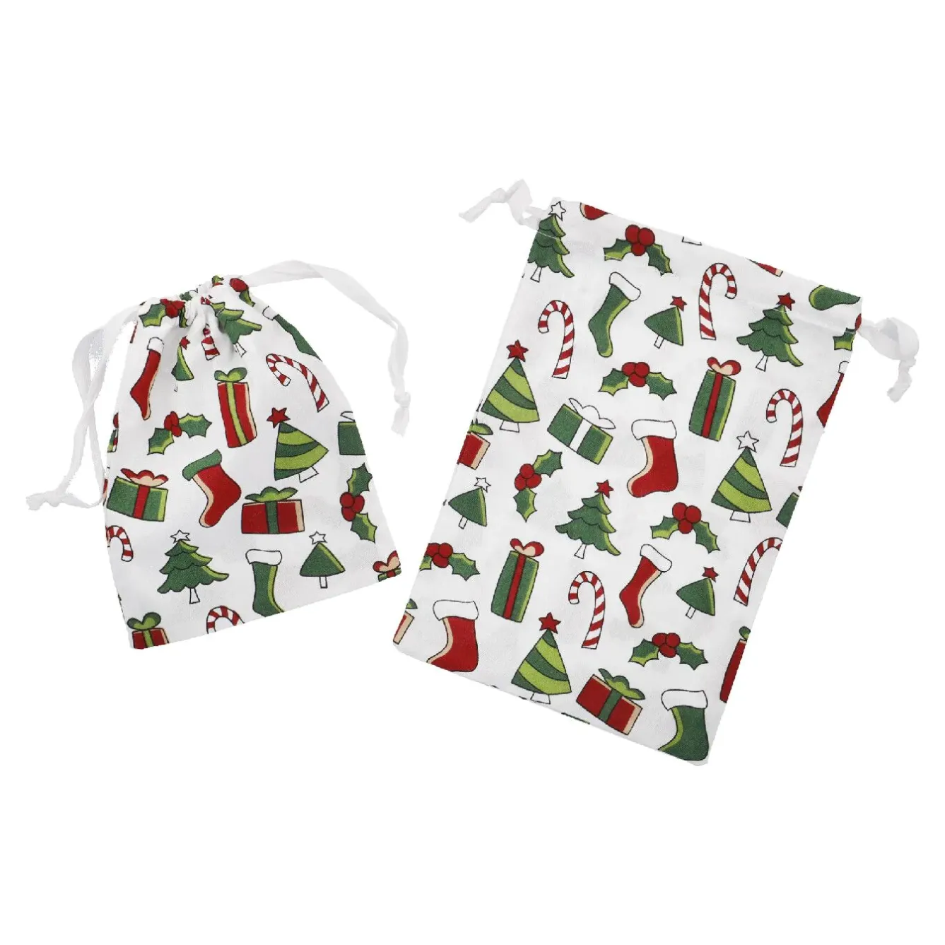 Clearance NANU-NANA 2er Set Beutel Weihnachten, Klassisch