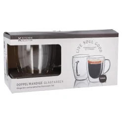 Discount NANU-NANA 2er Set Doppelwand-Teeglas, 350 Ml