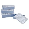 Hot NANU-NANA 4er Set Geschenkkarton Design, Blau/weiß