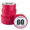 New NANU-NANA 4er Set Geschenkkarton Geburtstag/60, Rund