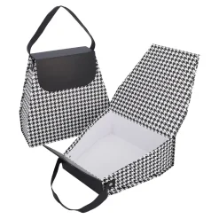 Hot NANU-NANA 2er Set Geschenkkarton Handtasche, Schwarz/weiß