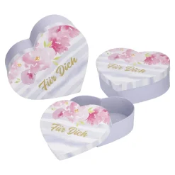 New NANU-NANA 3er Set Geschenkkarton Herzform
