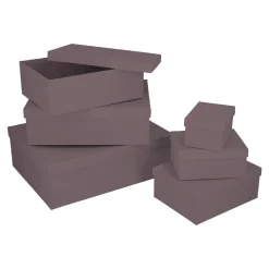 Clearance NANU-NANA 6er Set Geschenkkarton Uni, Lila
