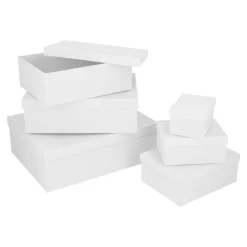 Hot NANU-NANA 6er Set Geschenkkarton Uni, Weiß
