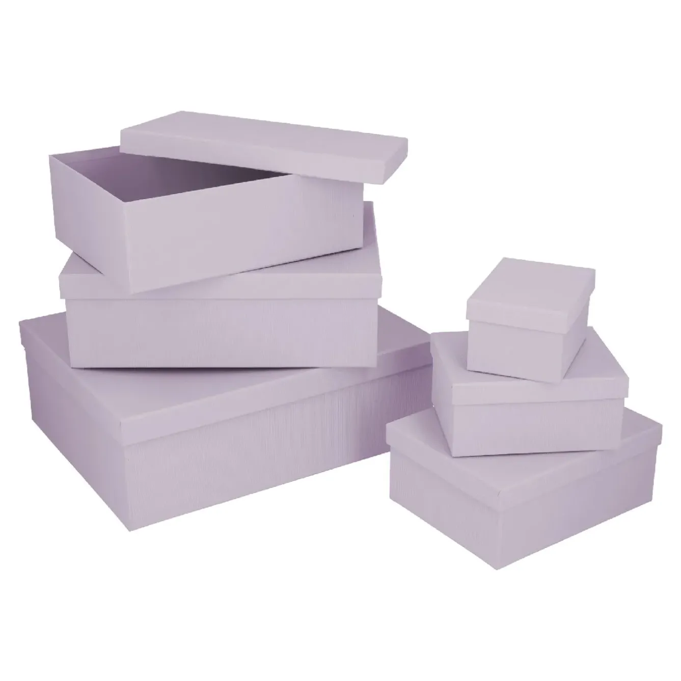Fashion NANU-NANA 6er Set Geschenkkarton Uni, Flieder