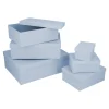 Discount NANU-NANA 6er Set Geschenkkarton Uni, Dunkelrauchblau