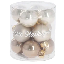 Online NANU-NANA 12er Set Glaskugeln 2,5 Cm, Champagner