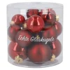 Discount NANU-NANA 17er Set Glaskugeln Mix, Rot