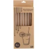 Clearance NANU-NANA 6er Set Glas-Strohhalme, 21 Cm