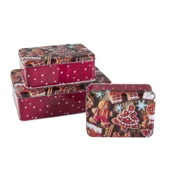 Sale NANU-NANA 3er Set Keksdose Plätzchen, Eckig