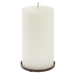 Outlet NANU-NANA 4er Set Kerzenuntersetzer, Matt Braun