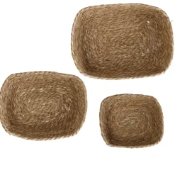 Online NANU-NANA 3er Set Korb Natur, Eckig/natur