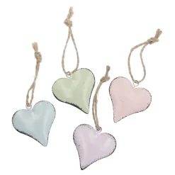 Clearance NANU-NANA 4er Set Metall-Anhänger Herz