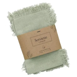 Best NANU-NANA 2er Set Serviette, Grün, 35 X 35 Cm