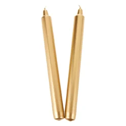 New NANU-NANA 2er Set Stabkerze Metallic, Gold, 24 Cm