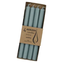 Online NANU-NANA 4er Set Stabkerze Rustik, Mintgrün, 25 Cm