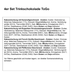 Best NANU-NANA 4er Set Trinkschokolade ToGo