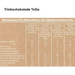 Best NANU-NANA 4er Set Trinkschokolade ToGo