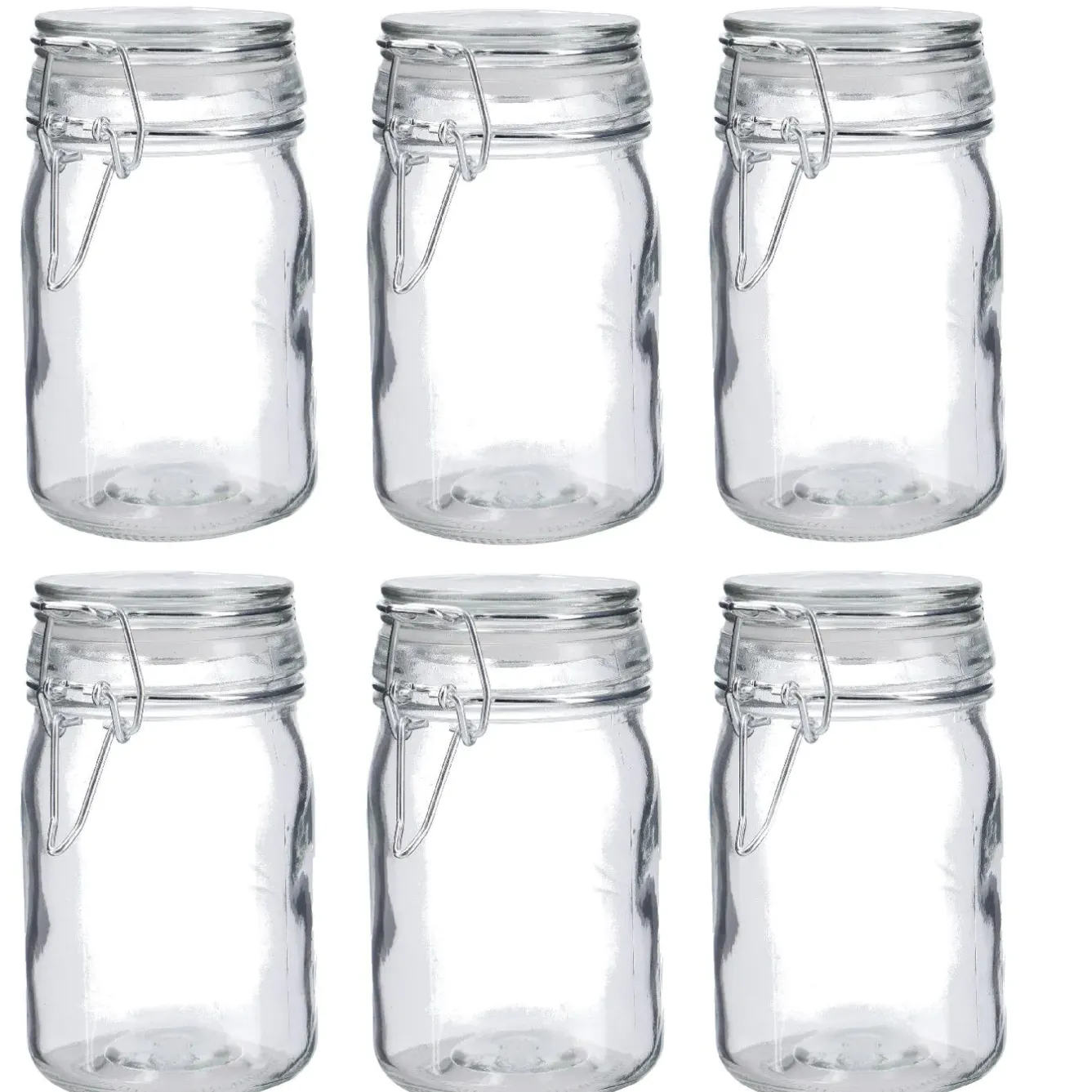Outlet NANU-NANA 6er Set Vorratsglas Mit Bügelverschluss, 250 Ml