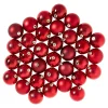 Hot NANU-NANA 34er Set Weihnachtskugeln, Rot
