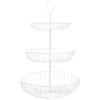 Outlet NANU-NANA Etagere 3 Körbe, Weiß, 47 Cm