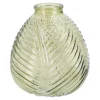 Discount NANU-NANA Flaschenvase Blatt, Hellgrün/bauchig, 13 Cm