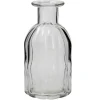 Outlet NANU-NANA Flaschen-Vase Rillen, Breit, 7.5 X 14 Cm