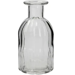 Outlet NANU-NANA Flaschen-Vase Rillen, Breit, 7.5 X 14 Cm