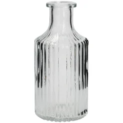Fashion NANU-NANA Flaschen-Vase Rillen, Schmal, 7 X 14 Cm