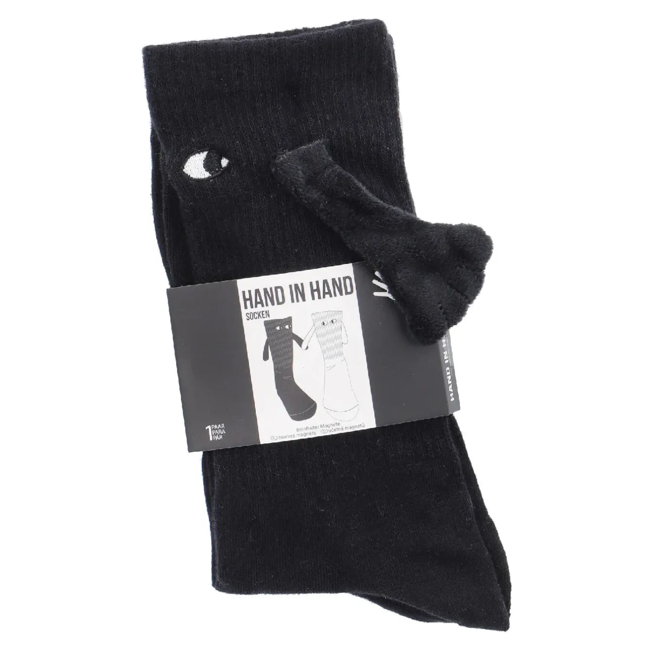 Hot NANU-NANA Freunde-Socken Magnet, Schwarz, Größe 35-42