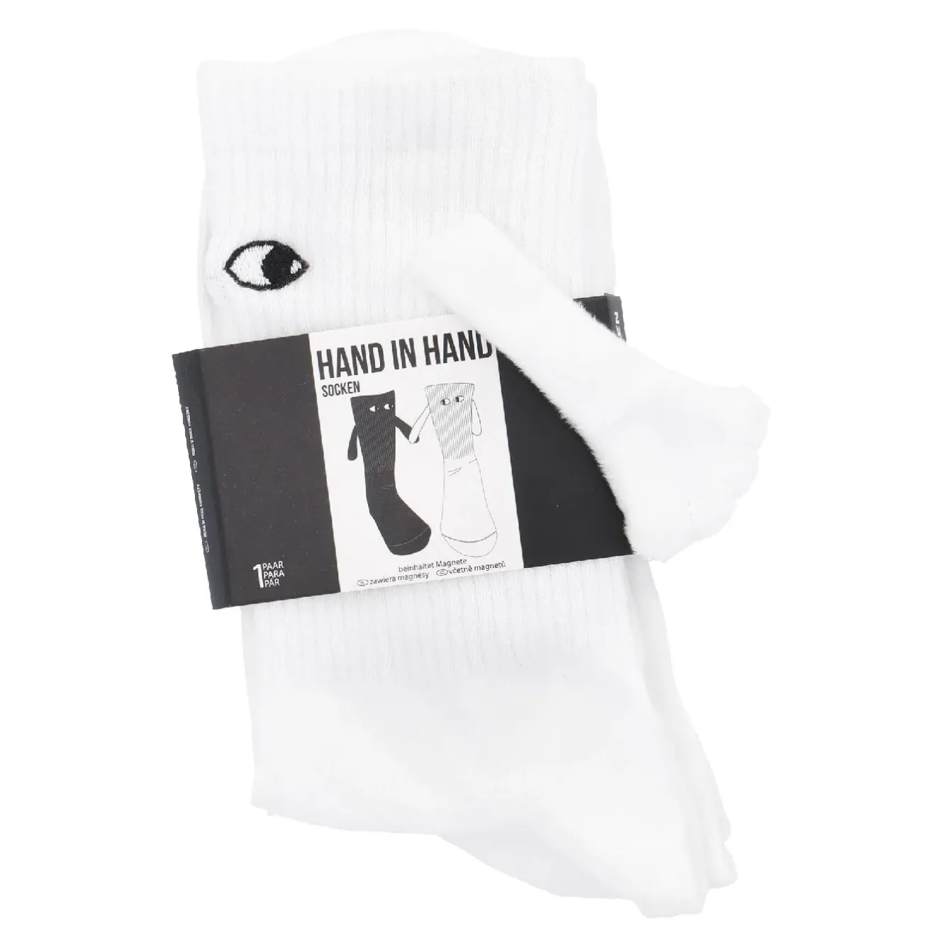 Clearance NANU-NANA Freunde-Socken Magnet, Weiß, Größe 35-42