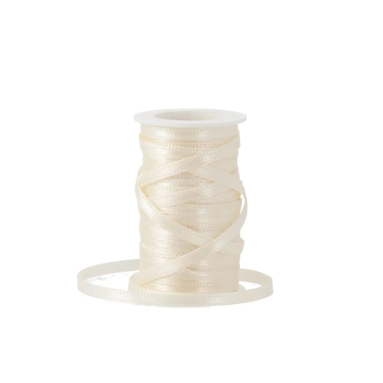 Online NANU-NANA Geschenkband Satin, Creme, 3mm X 10m