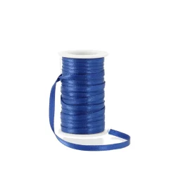 Best NANU-NANA Geschenkband Satin, Dunkelblau, 3mm X 10m