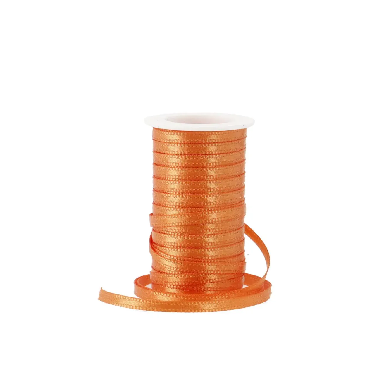 Outlet NANU-NANA Geschenkband Satin, Orange, 3mm X 10m