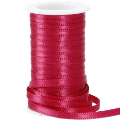 Hot NANU-NANA Geschenkband Satin, Pink, 3mm X 10m
