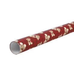 Clearance NANU-NANA Geschenkpapier Bär, Rot, 2 M