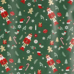 Clearance NANU-NANA Geschenkpapier Mix, Nussknacker/grün, 2 M