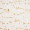 Outlet NANU-NANA Geschenkpapier Prägung, Schrift/creme, 2 M